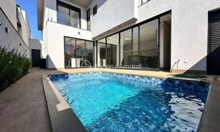 Sobrado Moderno à Venda 03 quartos no Condomínio Residencial Club Portinari, Parque Brasil 500, Paulínia - SP