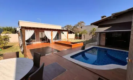 Casa terrea à venda com 05 quartos no condomínio terras do cancioneiro, parque brasil 500, paulínia.