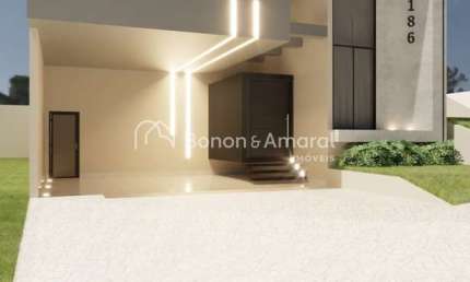 Casa Térrea à venda com 03 quartos por R$ 1.900.000,00 no Condomínio Santorini bairro Parque Brasil 500, em Paulínia