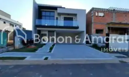 Casa Nova de Alto Padrão com Piscina e Espaço Gourmet Próxima à Campinas