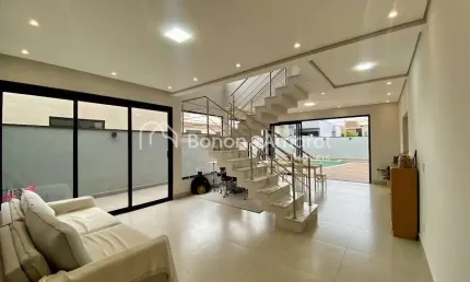 Sobrado à venda no condomínio residencial club portinari no bairro parque brasil 500 em paulínia.