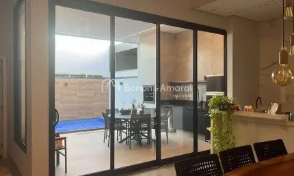 Casa térrea nova com 03 suítes à venda - Condomínio Residencial Royal Garden - Parque Brasil 500 - Paulínia / SP