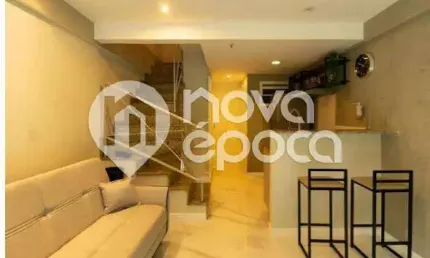 Flat com 1 quarto à venda na Avenida Epitácio Pessoa, Lagoa, Rio de Janeiro