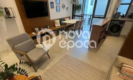 Flat com 1 quarto à venda na Avenida Bartolomeu Mitre, Leblon, Rio de Janeiro