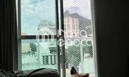 Flat com 1 quarto à venda na Rua Voluntários da Pátria, Botafogo, Rio de Janeiro