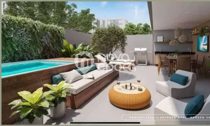 Tijuca | apartamento garden 2 quartos, sendo 1 suite