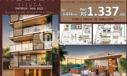 Cobertura com 2 quartos à venda na Rua Doutor Renato Rocco, Tijuca, Rio de Janeiro