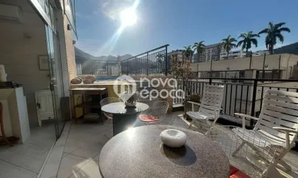 Cobertura com 4 quartos à venda na Rua Marquês de Pinedo, Laranjeiras, Rio de Janeiro