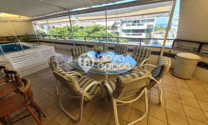 Barra da Tijuca | Cobertura 4 quartos, sendo 2 suites