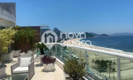 Cobertura com 4 quartos à venda na Avenida Atlântica, Copacabana, Rio de Janeiro