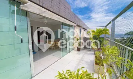 Barra da Tijuca | Cobertura 4 quartos, sendo 2 suites