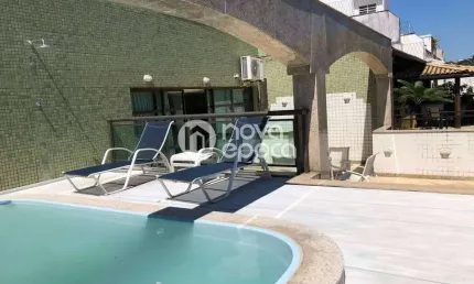 Barra da tijuca | cobertura 5 quartos, sendo 4 suites
