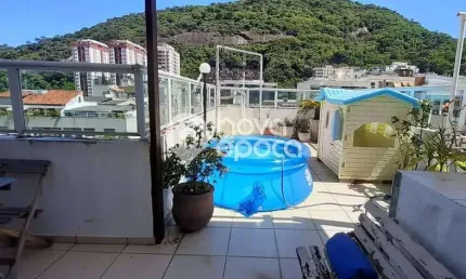 Cobertura com 3 quartos à venda na Rua Desembargador Burle, Humaitá, Rio de Janeiro