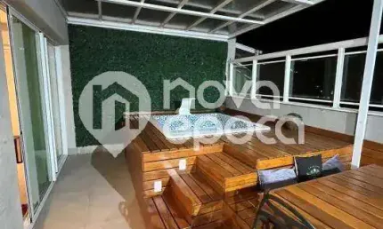 Jardim botânico | cobertura 3 quartos, sendo 2 suites
