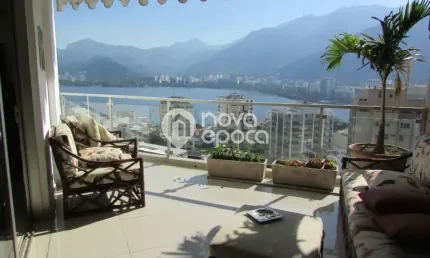 Apartamento com 4 quartos à venda na Rua Sacopa, Lagoa, Rio de Janeiro
