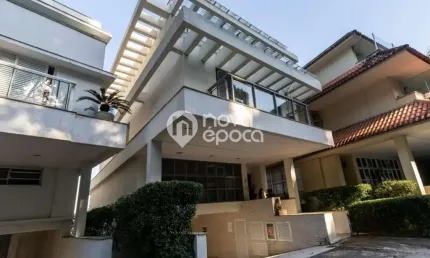 Casa em condomínio fechado com 3 quartos à venda na Rua Faro, Jardim Botânico, Rio de Janeiro