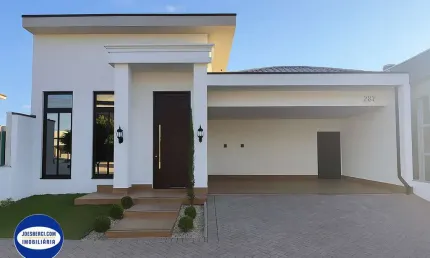 Casa / sobrado em condomínio no residencial portal do sol em holambra