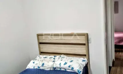 Charmoso apartamento padrão com 2 dormitórios em miguel abdelnur, são carlos
