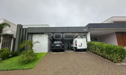 Casa térrea com 3 dormitórios e churrasqueira no Condomínio Village São Carlos IV