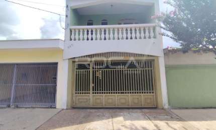 Casa para alugar no Parque Industrial, São Carlos - 3 dormitórios, churrasqueira e infraestrutura completa