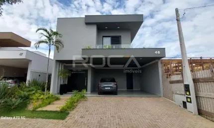 Sobrado de 3 suítes com área de lazer e piscina aquecida em são carlos