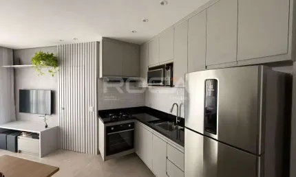 Apartamento padrão com 2 dormitórios e lazer completo em Residencial Parati, São Carlos