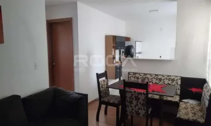Apartamento de 2 dormitórios com churrasqueira e piscina em Vila Boa Vista 1, São Carlos