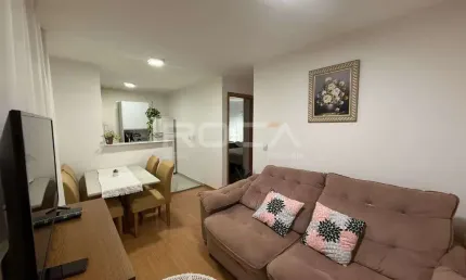Apartamento à venda no jardim hikare, são carlos: 2 dormitórios, garagem e sala