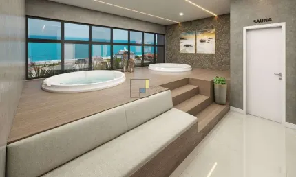 Apartamento studio, a 150m do mar em navegantes, sc.
