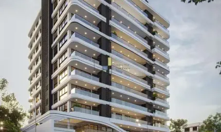 Apartamento 3 suites, vista permanente do mar, em penha sc.