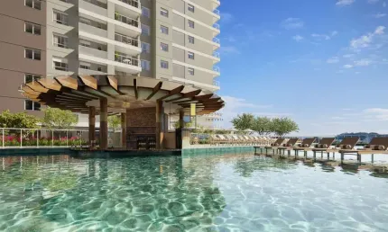 Apartamento 3 dorm, sendo 1 suíte em homme club, praia da armação penha sc.