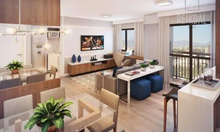 Apartamento com 1 dormitório à venda, 44 m² por R$ 521.050,00 - Ecoville - Curitiba/PR