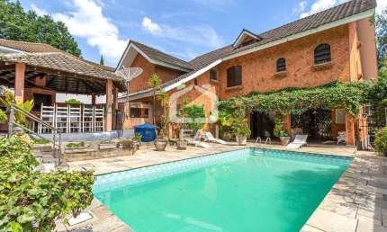 Casa com 600m²,  6 Dormitórios, 4 Suítes, 9 Vagas, à venda por R$3.990.000,00 ou locação por R$20.4