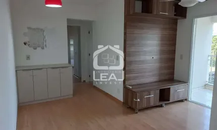 Apartamento para locação no Residencial Plenno Campo Limpo, 54², 2 dormitórios, 1 vaga, Lazer Compl