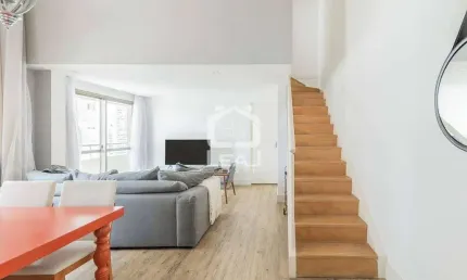 Duplex à venda, 100 m², 2 suítes, brooklin paulista, r$ 2.000.000,00, são paulo, sp