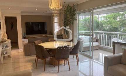 Apartamento à Venda no Morumbi, 124 m², 3 Suítes, 2 Vagas e Churrasqueira na Varanda por R$1.230.00