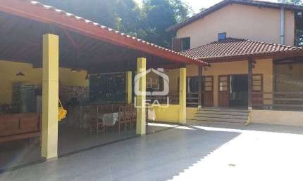 Chácara com piscina, churrasqueira e 3 dormitórios à venda, 450 m² por R$ 1.280.000,00 - Ressaca -
