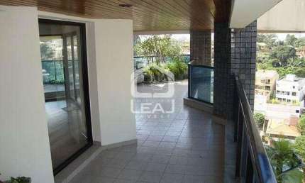 Apartamento à venda 428 m² com 4 dormitórios, sendo 4 suítes, 5 vagas garagem, lareira, churrasquei