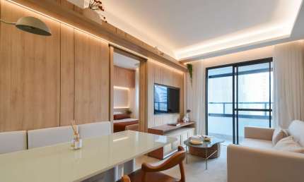 Apartamento tipo para venda com 1 quarto, sendo 1 suíte, 39m²