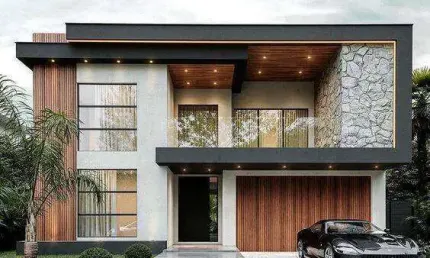 Viva o luxo: casa à venda na planta no condomínio residencial falcão