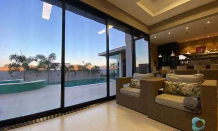 Casa com 4 dormitórios/Suítes à venda, 405 m² por R$ 4.350.000 - Alphaville - Ribeirão Preto/SP