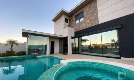 Casa com 4 dormitórios/suítes à venda, 405 m² por r$ 4.350.000 - alphaville - ribeirão preto/sp