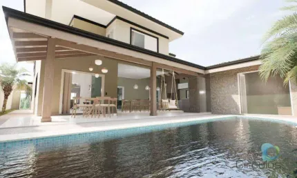 Casa com 4 dormitórios/Suítes à venda, 515 m² por R$ 2.779.970,00 - Jardim Botânico - Ribeirão Preto/SP