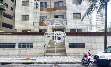 Apartamento com 2 dormitórios à venda, 76 m² com vista para o Mar a 50 metros da praia por R$ 380.000 - Aviação - Praia Grande/SP