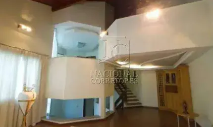 Sobrado semi mobiliado com 4 dormitórios, 394 m² - vila floresta - santo andré/sp
