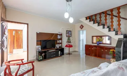 Sobrado à venda, 3 quartos, 1 vaga, vila camilópolis - santo andré/sp