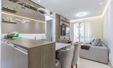 Apartamento à venda, 2 quartos, 1 suíte, 1 vaga, parque das nações - santo andré/sp