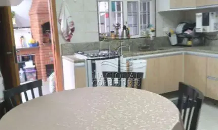 Casa com 3 dormitórios à venda, 162 m² - Vila Scarpelli - Santo André/SP