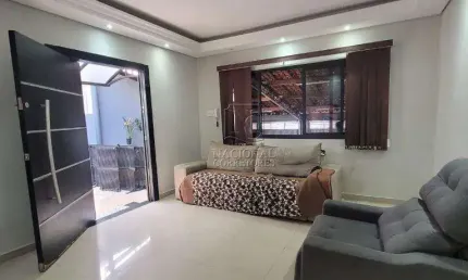 Casa com 3 dormitórios à venda, 280 m² por r$ 850.000,00 - jardim santo antônio - santo andré/sp