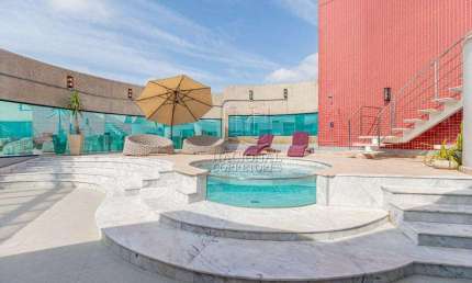 Espetacular cobertura triplex com 4 suítes, 6 a 8 vagas à venda, 772 m² por R$ 8.500.000 - Vila Bastos - Santo André/SP